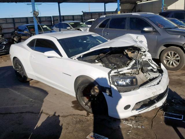 2G1FA1E33E9293558 - 2014 CHEVROLET CAMARO LS WHITE photo 1