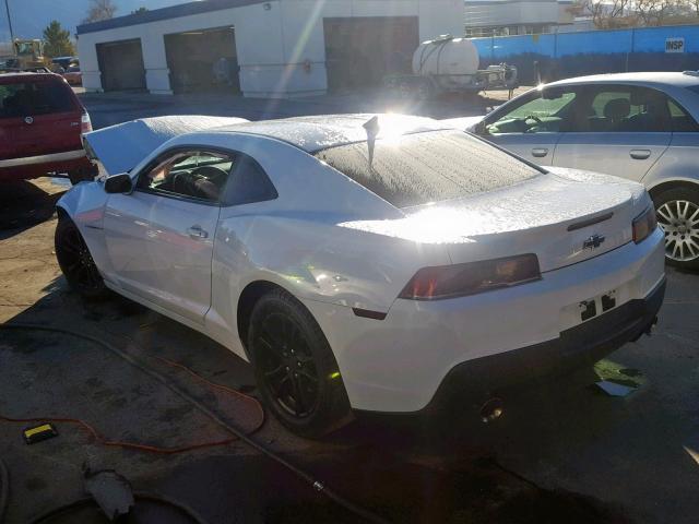 2G1FA1E33E9293558 - 2014 CHEVROLET CAMARO LS WHITE photo 3