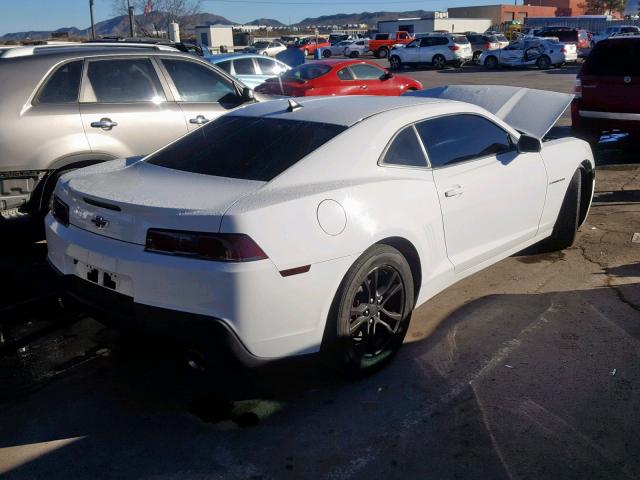 2G1FA1E33E9293558 - 2014 CHEVROLET CAMARO LS WHITE photo 4