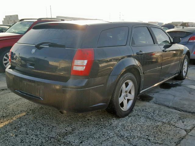 2D4FV47T46H263165 - 2006 DODGE MAGNUM SE BLACK photo 4