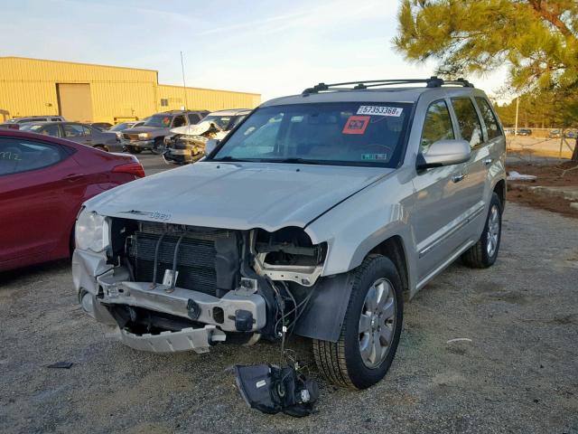 1J8HR68T89C536063 - 2009 JEEP GRAND CHER SILVER photo 2