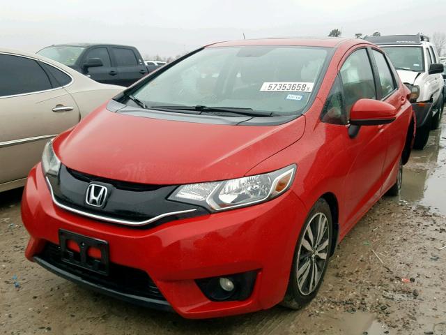 3HGGK5H82FM702733 - 2015 HONDA FIT EX RED photo 2