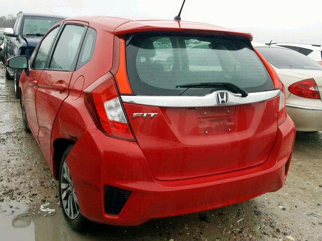 3HGGK5H82FM702733 - 2015 HONDA FIT EX RED photo 3