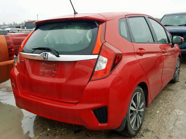 3HGGK5H82FM702733 - 2015 HONDA FIT EX RED photo 4