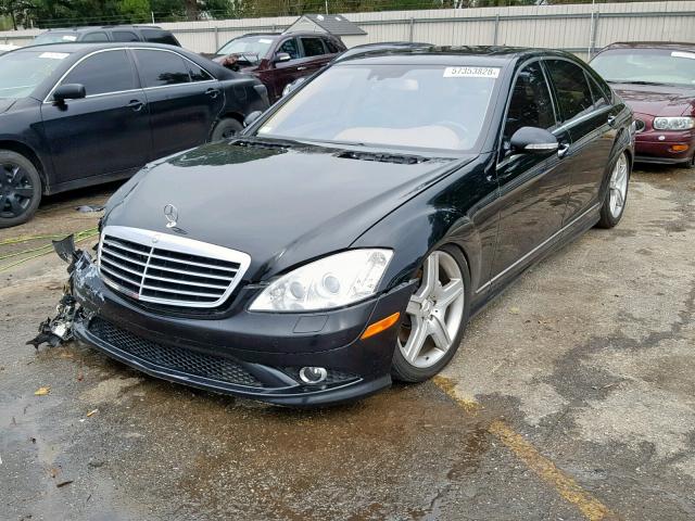 WDDNG71XX8A201843 - 2008 MERCEDES-BENZ S 550 BLACK photo 2