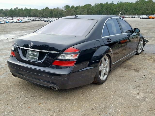 WDDNG71XX8A201843 - 2008 MERCEDES-BENZ S 550 BLACK photo 4