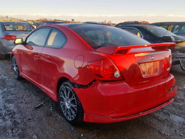 JTKDE177550051215 - 2005 TOYOTA SCION TC 红色 照片 3
