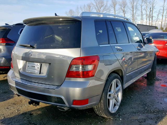 WDCGG8HB6CF910956 - 2012 MERCEDES-BENZ GLK 350 4M GRAY photo 4