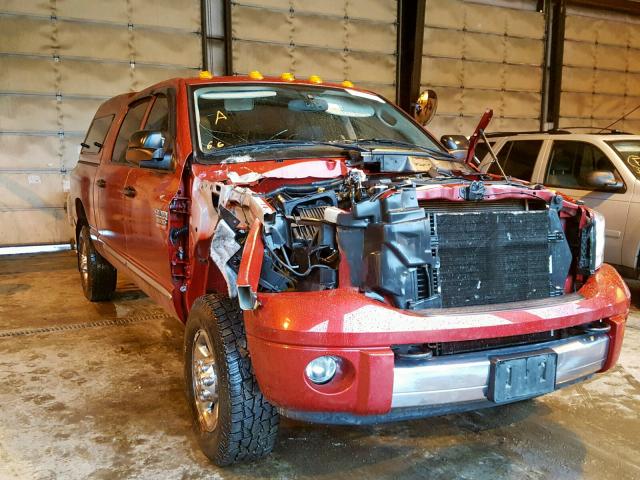 3D7MX39A88G179363 - 2008 DODGE RAM 3500 RED photo 1