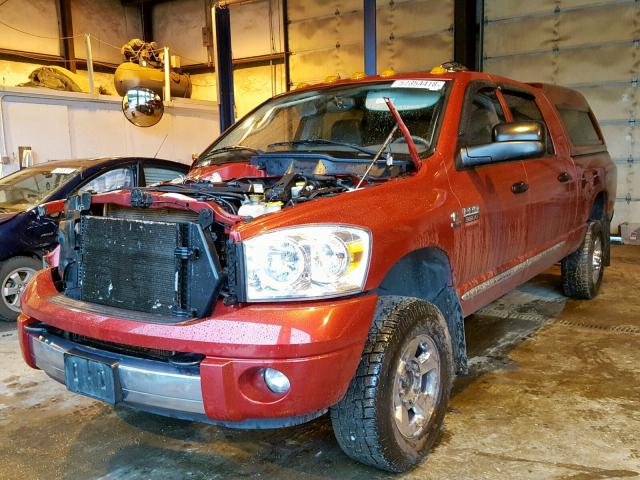 3D7MX39A88G179363 - 2008 DODGE RAM 3500 RED photo 2