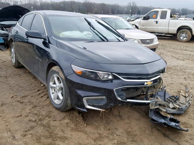 1G1ZB5STXJF242386 - 2018 CHEVROLET MALIBU LS BLACK photo 1