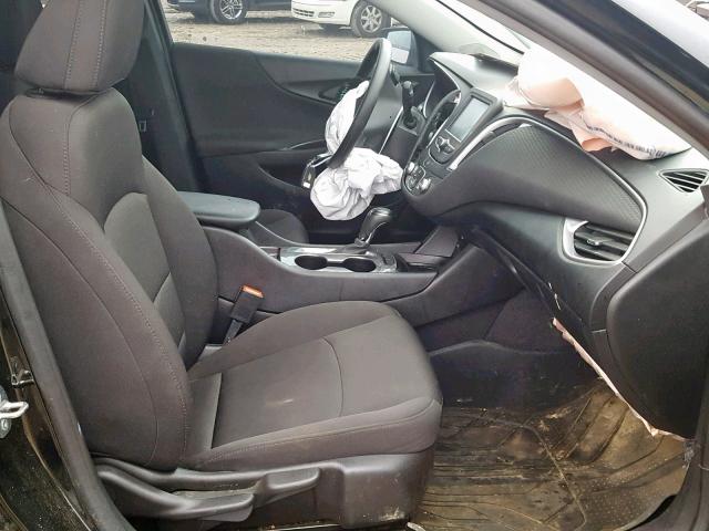 1G1ZB5STXJF242386 - 2018 CHEVROLET MALIBU LS BLACK photo 5