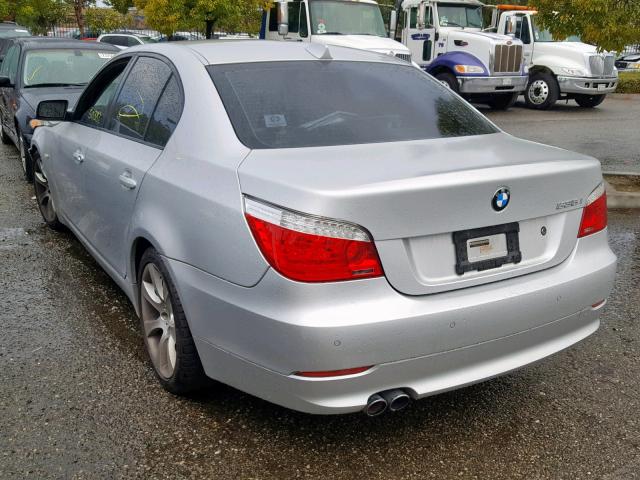 WBANW13578CZ80786 - 2008 BMW 535 I SILVER photo 3