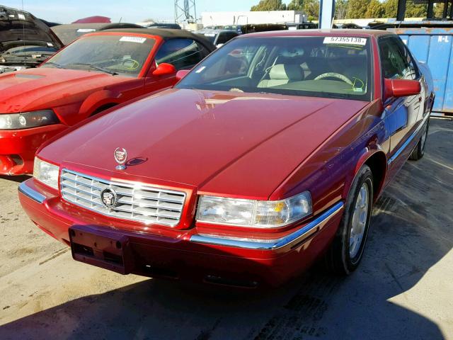 1G6EL12Y91B105019 - 2001 CADILLAC ELDORADO E RED photo 2