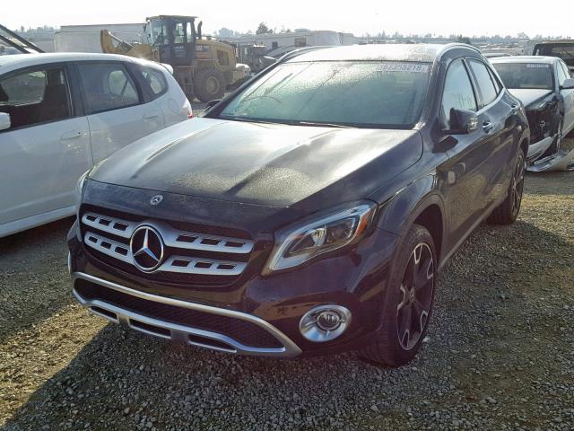 WDCTG4GB6JJ436378 - 2018 MERCEDES-BENZ GLA 250 4M BLACK photo 2