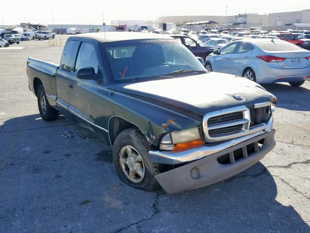 1B7GL22X2WS642941 - 1998 DODGE DAKOTA GREEN photo 1