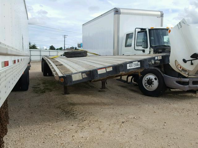 1GRDM96205M700481 - 2005 GREAT DANE TRAILER FLATBED BLACK photo 1