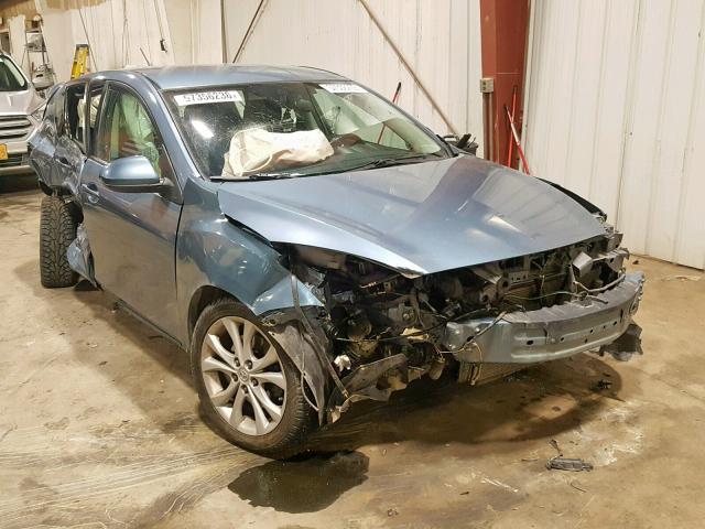 JM1BL1H55A1325888 - 2010 MAZDA 3 S BLUE photo 1