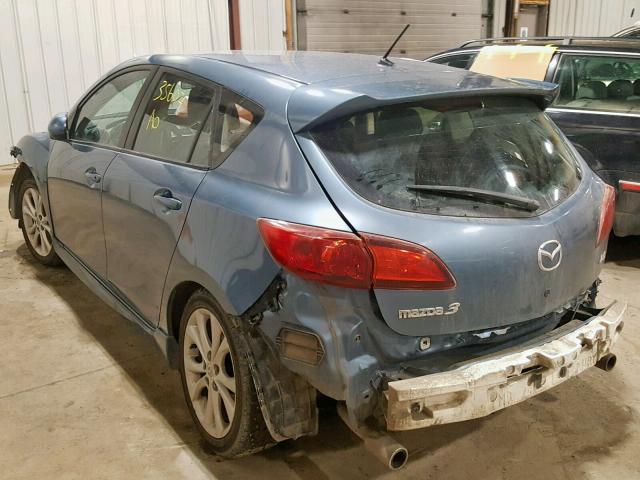 JM1BL1H55A1325888 - 2010 MAZDA 3 S BLUE photo 3