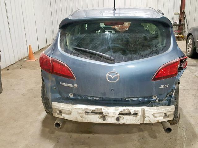 JM1BL1H55A1325888 - 2010 MAZDA 3 S BLUE photo 9