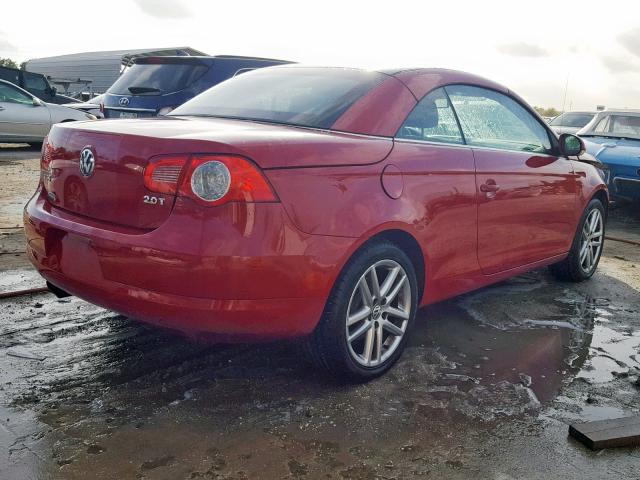 WVWFA71F88V016643 - 2008 VOLKSWAGEN EOS LUX 红色 照片 4