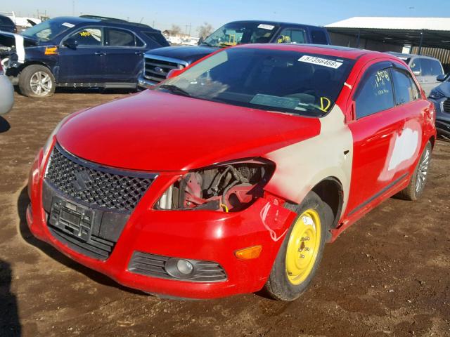 JS2RE9A59A6100870 - 2010 SUZUKI KIZASHI GT RED photo 2