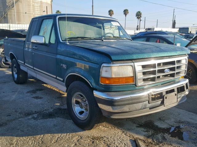 1FTEX15H3TKA28583 - 1996 FORD F150 GREEN photo 1