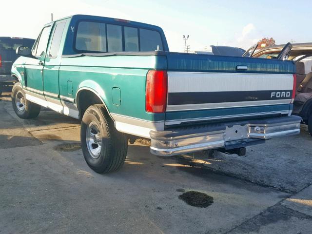 1FTEX15H3TKA28583 - 1996 FORD F150 GREEN photo 3