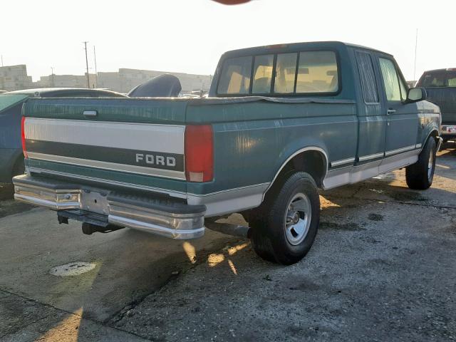 1FTEX15H3TKA28583 - 1996 FORD F150 GREEN photo 4