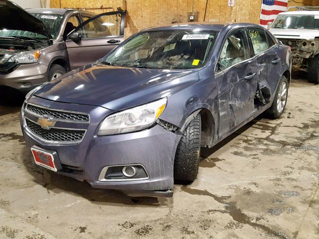 1G11E5SA3DF269470 - 2013 CHEVROLET MALIBU 2LT BLUE photo 2