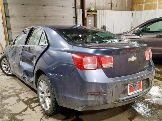 1G11E5SA3DF269470 - 2013 CHEVROLET MALIBU 2LT BLUE photo 3