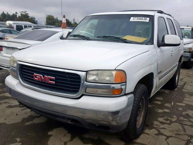 1GKEK13T4YJ211014 - 2000 GMC YUKON WHITE photo 2