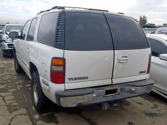 1GKEK13T4YJ211014 - 2000 GMC YUKON WHITE photo 3