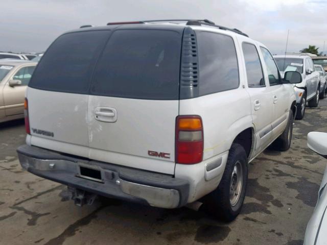 1GKEK13T4YJ211014 - 2000 GMC YUKON WHITE photo 4