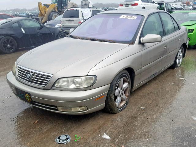 W06VR54R81R028676 - 2001 CADILLAC CATERA BAS GREEN photo 2