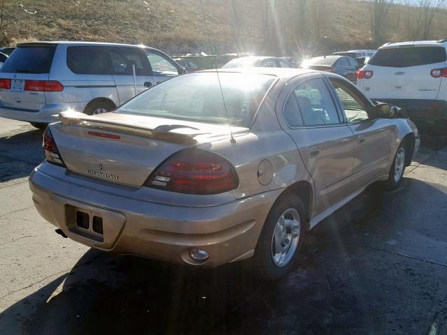 1G2NF52E44C194874 - 2004 PONTIAC GRAND AM S GOLD photo 4