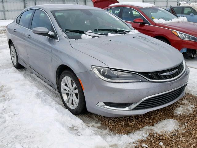 1C3CCCAB7FN691789 - 2015 CHRYSLER 200 LIMITE GRAY photo 1