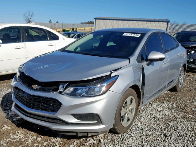 1G1BC5SM3J7202682 - 2018 CHEVROLET CRUZE LS SILVER photo 2