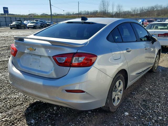 1G1BC5SM3J7202682 - 2018 CHEVROLET CRUZE LS SILVER photo 4