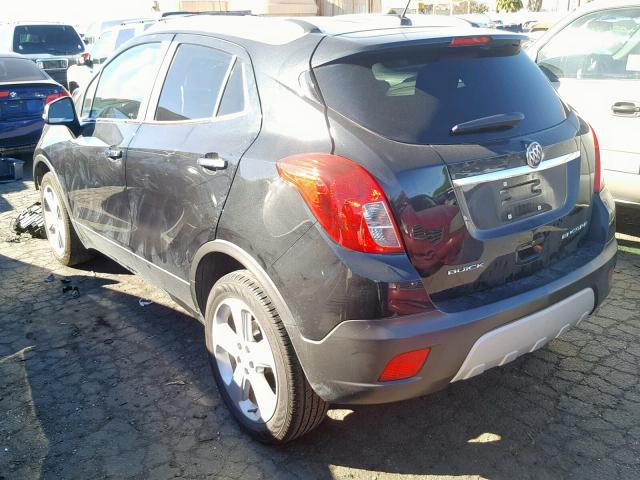 KL4CJASB1GB700407 - 2016 BUICK ENCORE BLACK photo 3