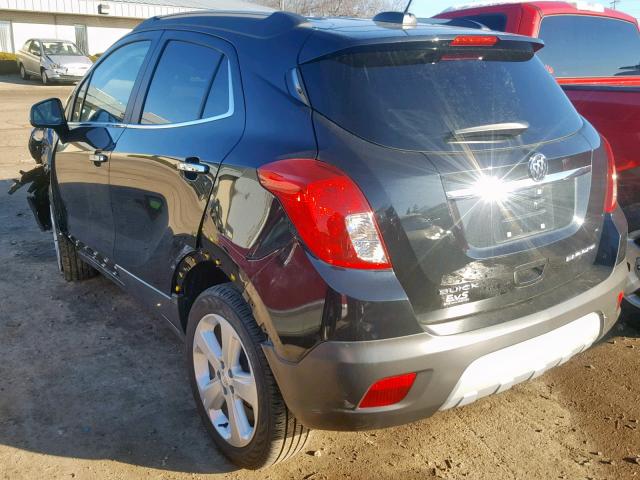 KL4CJBSB0GB613393 - 2016 BUICK ENCORE CON BLACK photo 3