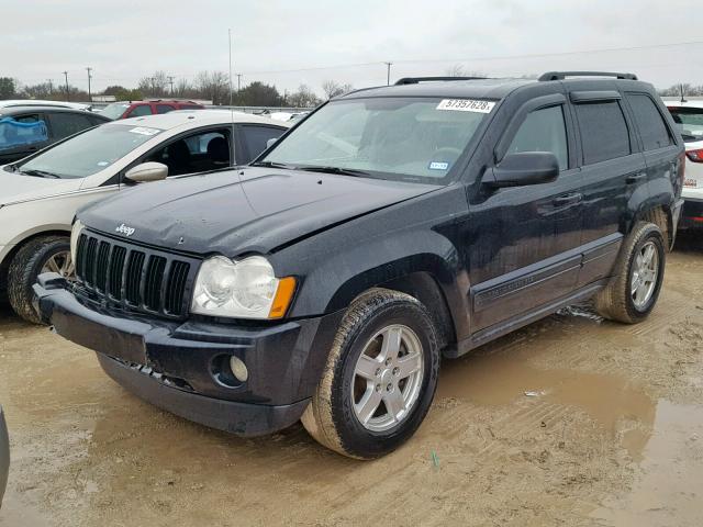 1J4HS48N45C536759 - 2005 JEEP GRAND CHER BLACK photo 2