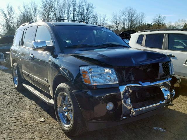 5N1AA08B86N715963 - 2006 NISSAN ARMADA SE BLACK photo 1