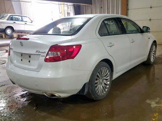 JS2RF9A37C6101465 - 2012 SUZUKI KIZASHI SE WHITE photo 4