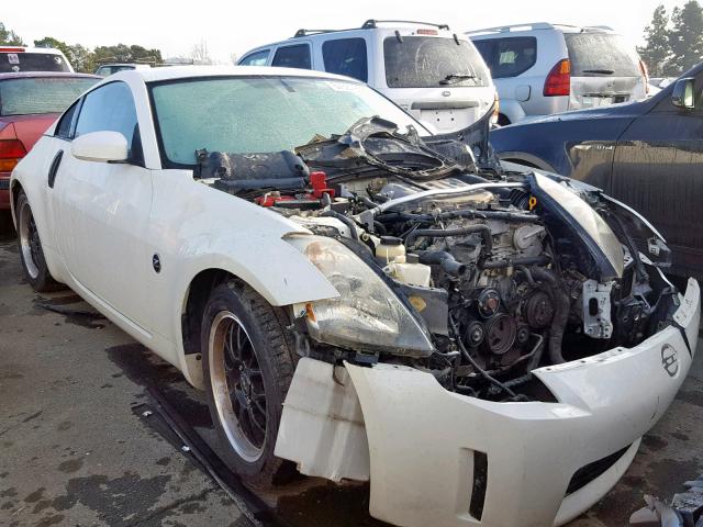 JN1AZ34D34T152970 - 2004 NISSAN 350Z COUPE WHITE photo 1