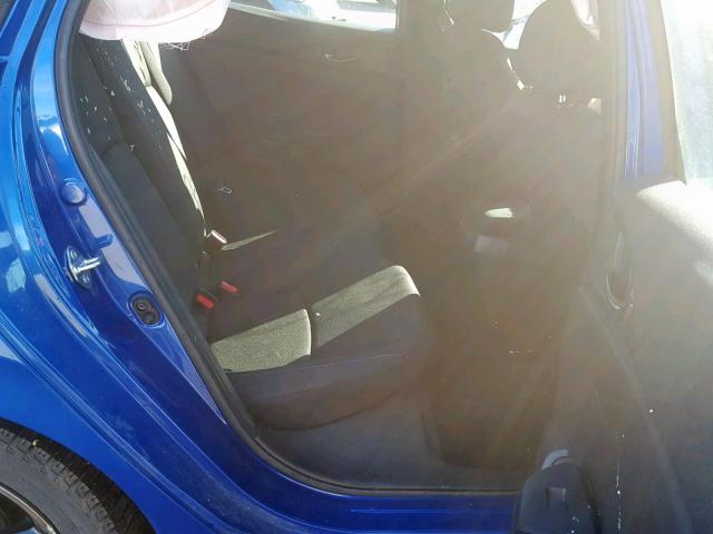 SHHFK7G44HU229234 - 2017 HONDA CIVIC SPOR BLUE photo 6