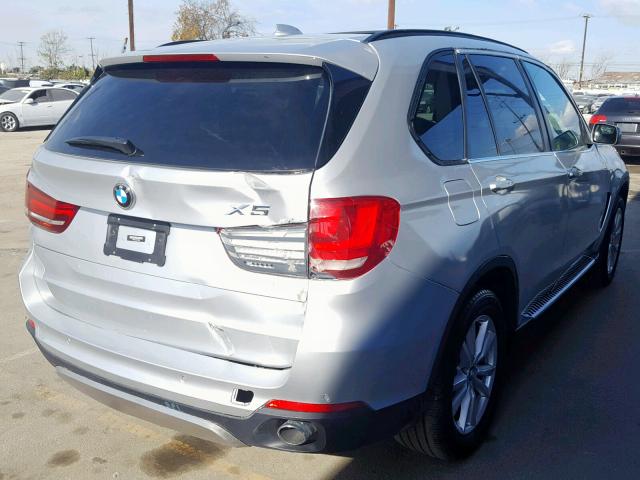 5UXKR2C58G0R69250 - 2016 BMW X5 SDRIVE3 SILVER photo 4