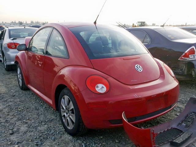 3VWPG31C58M509401 - 2008 VOLKSWAGEN NEW BEETLE RED photo 3