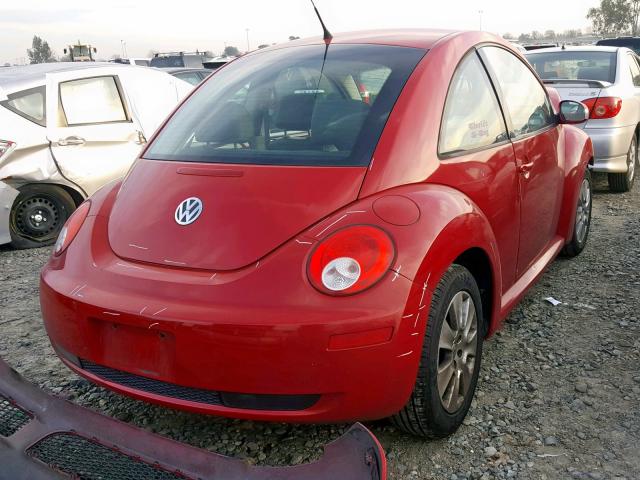 3VWPG31C58M509401 - 2008 VOLKSWAGEN NEW BEETLE RED photo 4