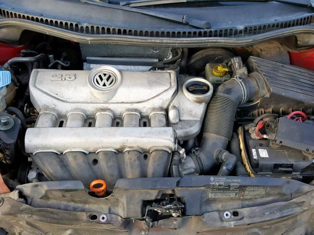 3VWPG31C58M509401 - 2008 VOLKSWAGEN NEW BEETLE RED photo 7